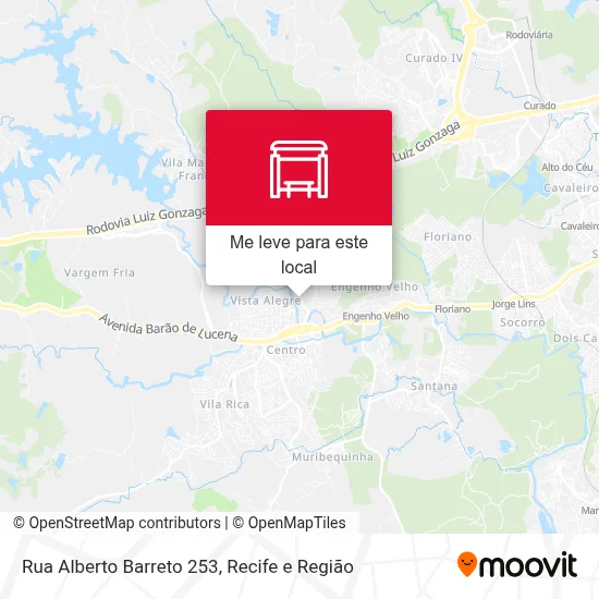 Rua Alberto Barreto 253 mapa