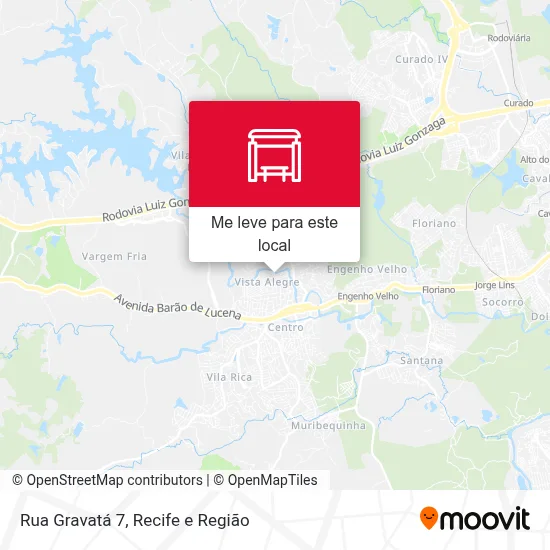 Rua Gravatá 7 mapa