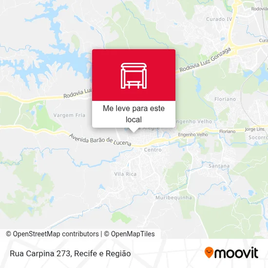 Rua Carpina 273 mapa