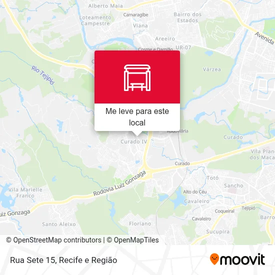 Rua Sete 15 mapa