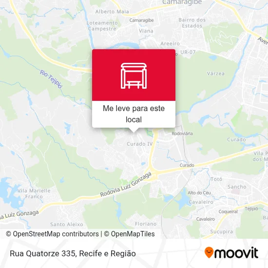 Rua Quatorze 335 mapa
