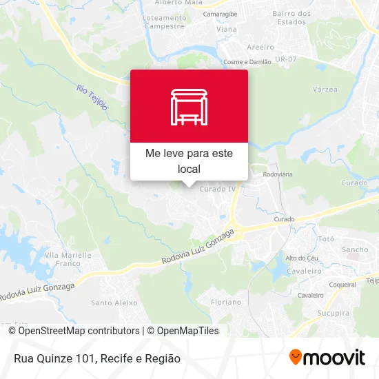 Rua Quinze 101 mapa