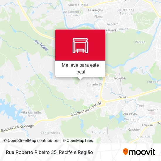 Rua Roberto Ribeiro 35 mapa