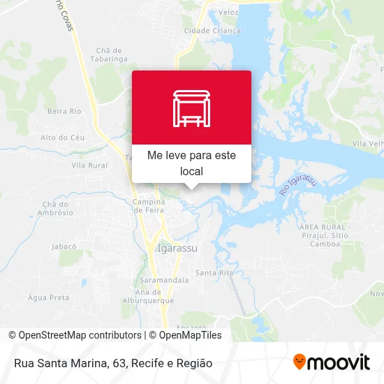 Rua Santa Marina, 63 mapa