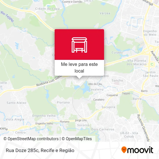 Rua Doze 285c mapa