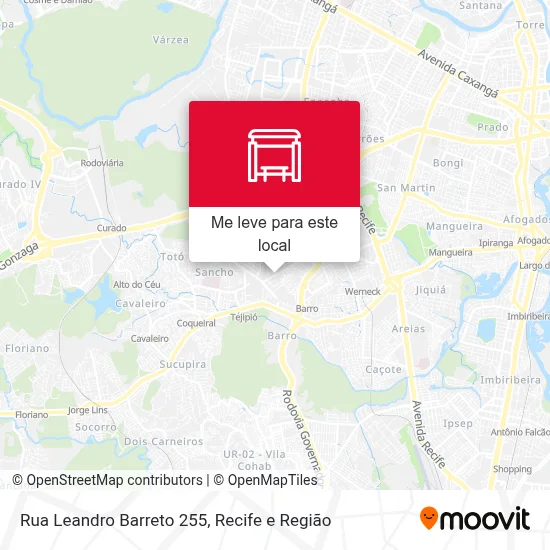 Rua Leandro Barreto 255 mapa