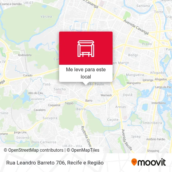 Rua Leandro Barreto 706 mapa