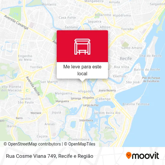 Rua Cosme Viana 749 mapa