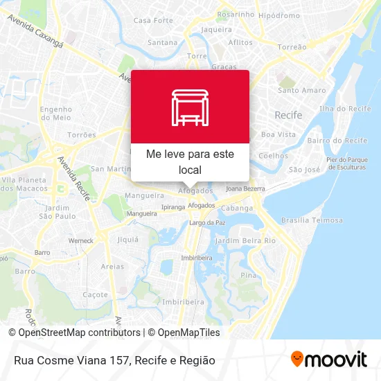 Rua Cosme Viana 157 mapa