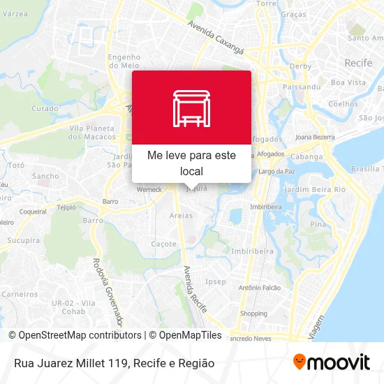 Rua Juarez Millet 119 mapa