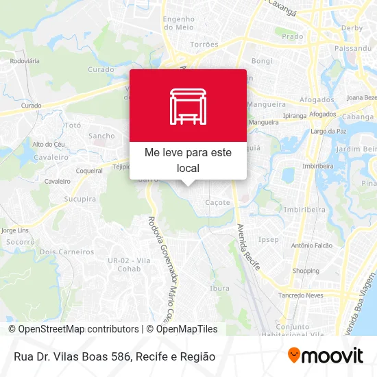 Rua Dr. Vilas Boas 586 mapa