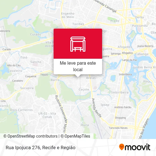 Rua Ipojuca 276 mapa