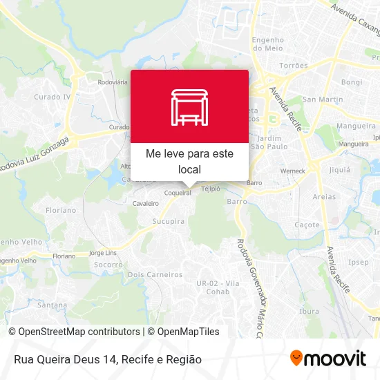 Rua Queira Deus 14 mapa