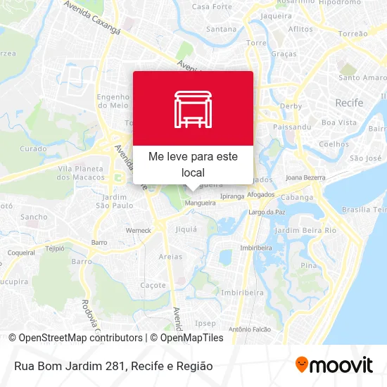 Rua Bom Jardim 281 mapa