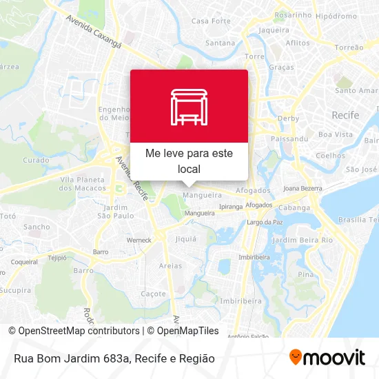 Rua Bom Jardim 683a mapa
