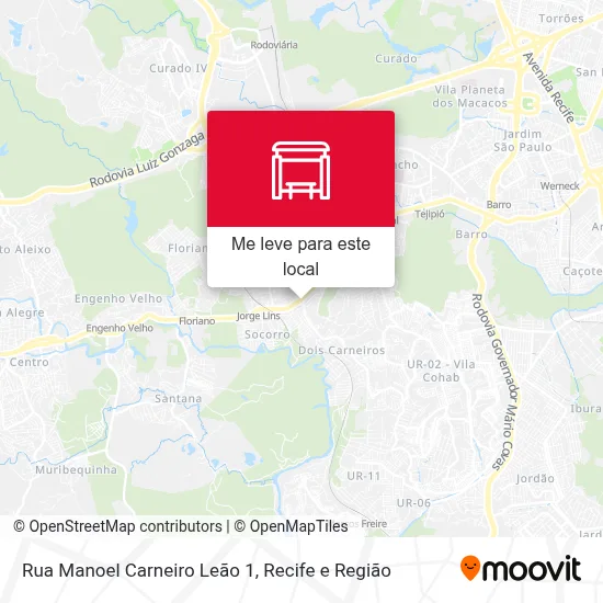 Rua Manoel Carneiro Leão 1 mapa