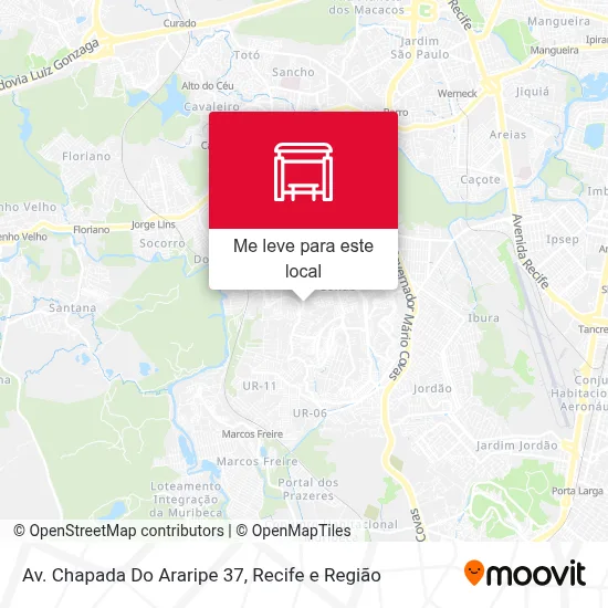 Av. Chapada Do Araripe 37 mapa