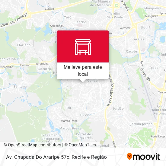 Av. Chapada Do Araripe 57c mapa