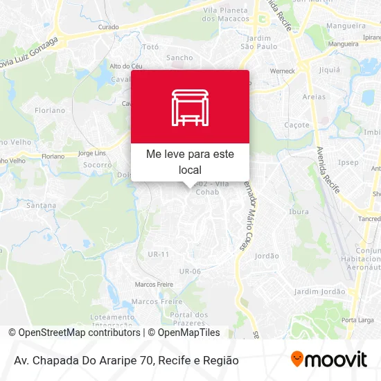 Av. Chapada Do Araripe 70 mapa