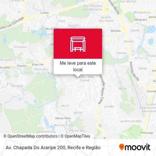 Av. Chapada Do Araripe 200 mapa