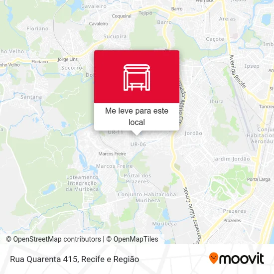 Rua Quarenta 415 mapa
