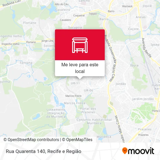 Rua Quarenta 140 mapa