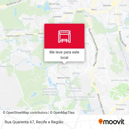 Rua Quarenta 67 mapa