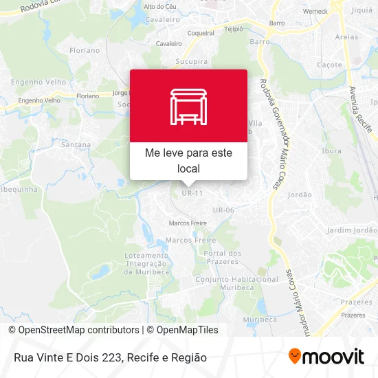 Rua Vinte E Dois 223 mapa