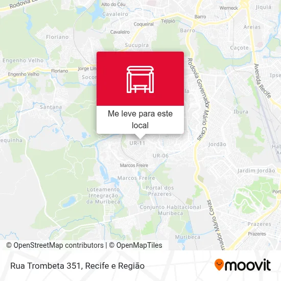 Rua Trombeta 351 mapa