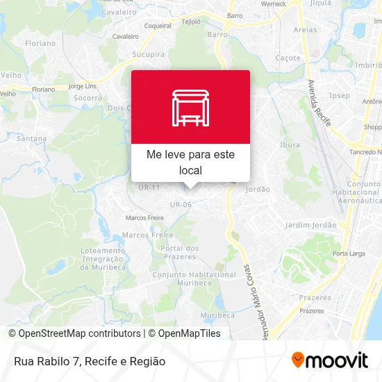 Rua Rabilo 7 mapa