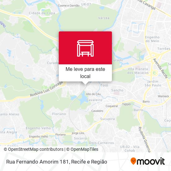 Rua Fernando Amorim 181 mapa