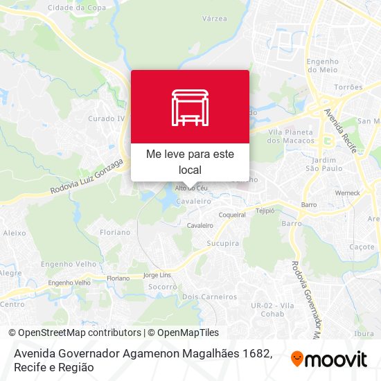 Avenida Governador Agamenon Magalhães 1682 mapa