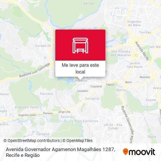 Avenida Governador Agamenon Magalhães 1287 mapa