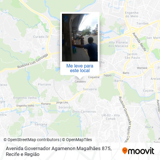 Avenida Governador Agamenon Magalhães 875 mapa