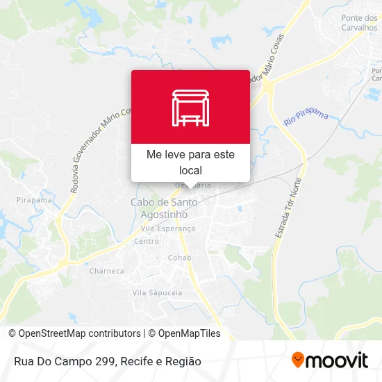 Rua Do Campo 299 mapa