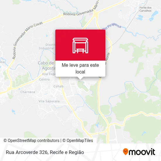Rua Arcoverde 326 mapa