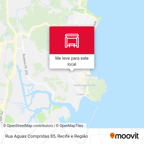 Rua Aguas Compridas 85 mapa