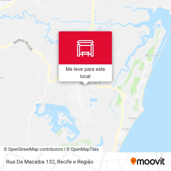 Rua Da Macaíba 132 mapa