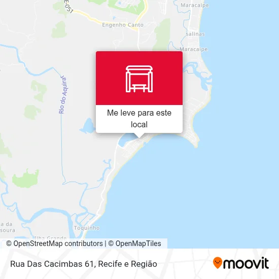 Rua Das Cacimbas 61 mapa