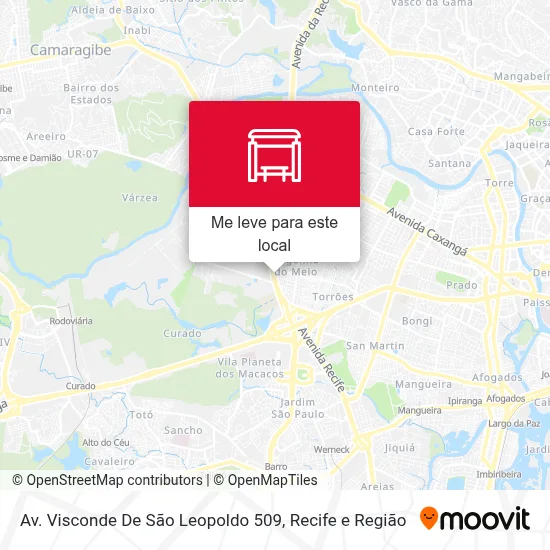 Av. Visconde De São Leopoldo 509 mapa