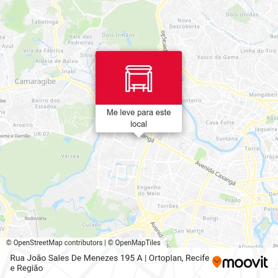 Rua João Sales De Menezes 195 A | Ortoplan mapa