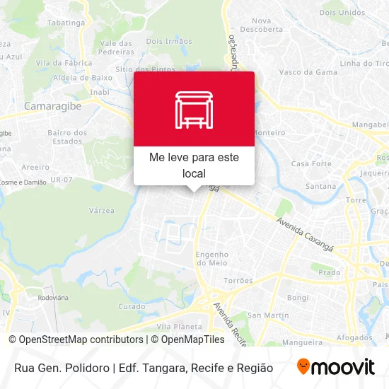 Rua Gen. Polidoro | Edf. Tangara mapa