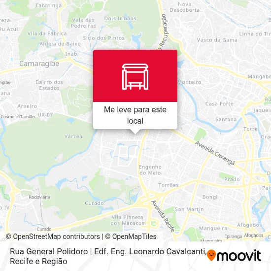 Rua General Polidoro | Edf. Eng. Leonardo Cavalcanti mapa