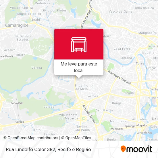 Rua Lindolfo Color 382 mapa