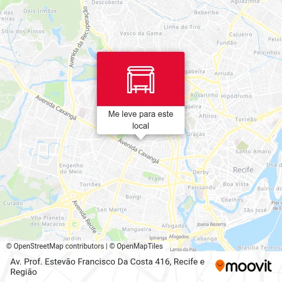 Av. Prof. Estevão Francisco Da Costa 416 mapa