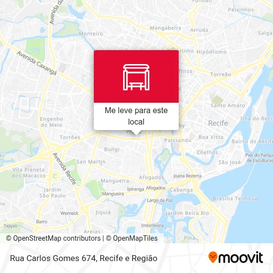Rua Carlos Gomes 674 mapa