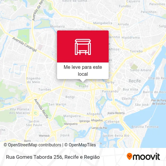 Rua Gomes Taborda 256 mapa