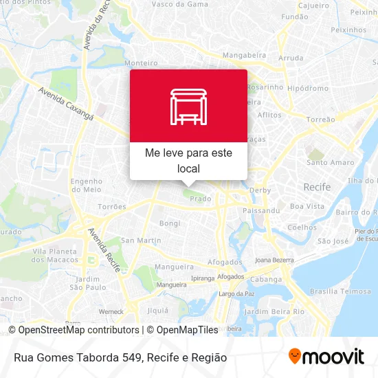 Rua Gomes Taborda 549 mapa