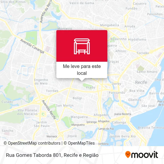 Rua Gomes Taborda 801 mapa