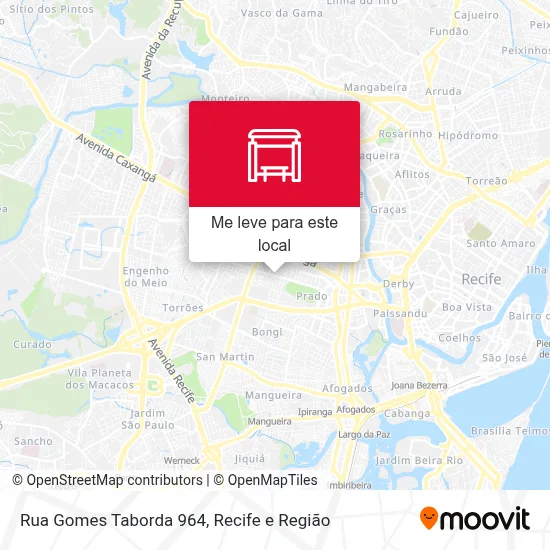 Rua Gomes Taborda 964 mapa